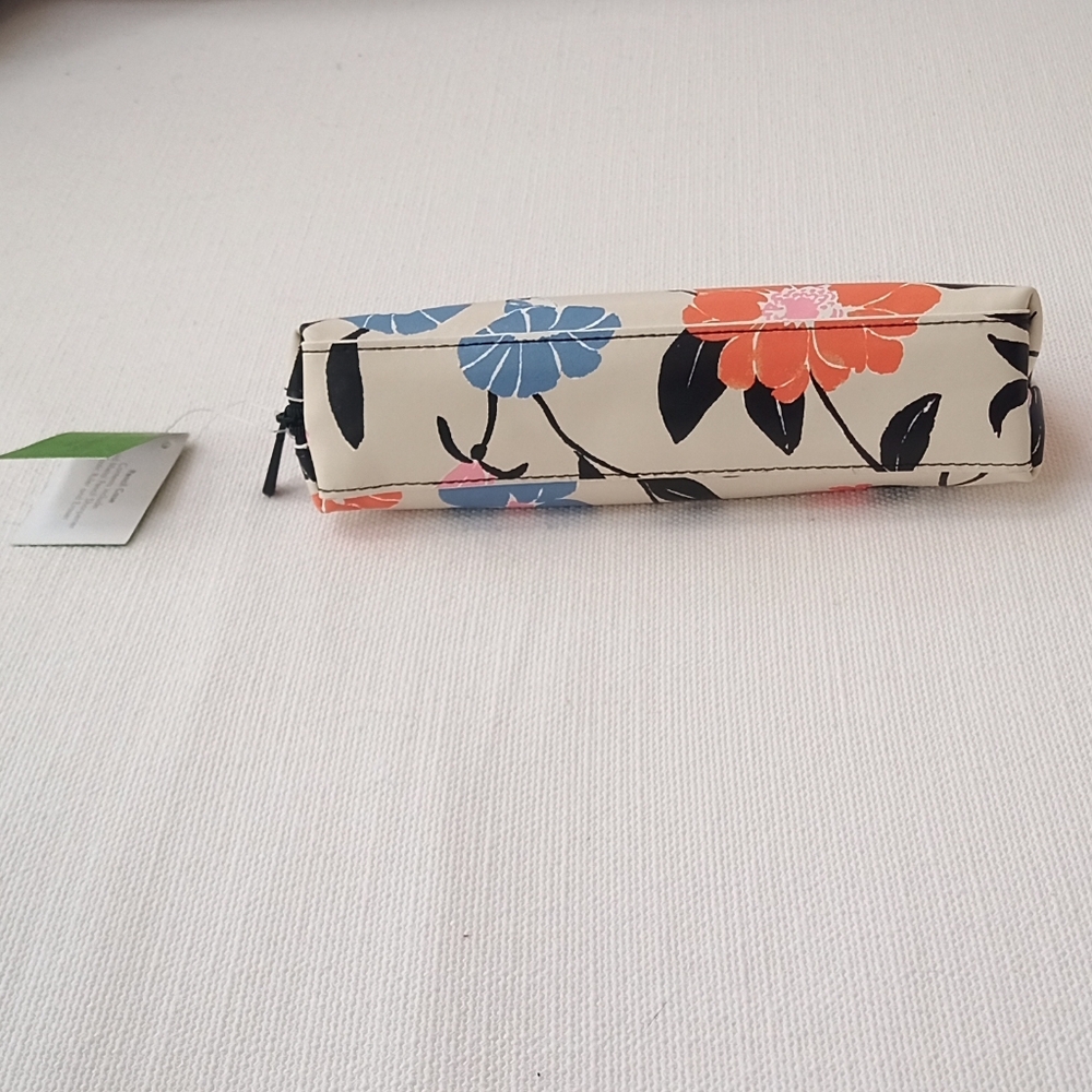 NWT & GIFTABLE Kate Spade Floral Garden Pencil Pouch Set/Kit w/ Eraser/Ruler+ - Picture 10 of 10